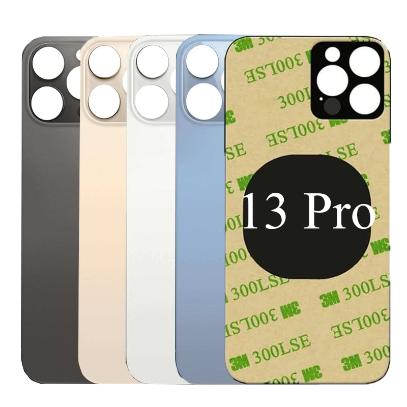 Large Camera Hole Back Glass For iPhone 13 Pro