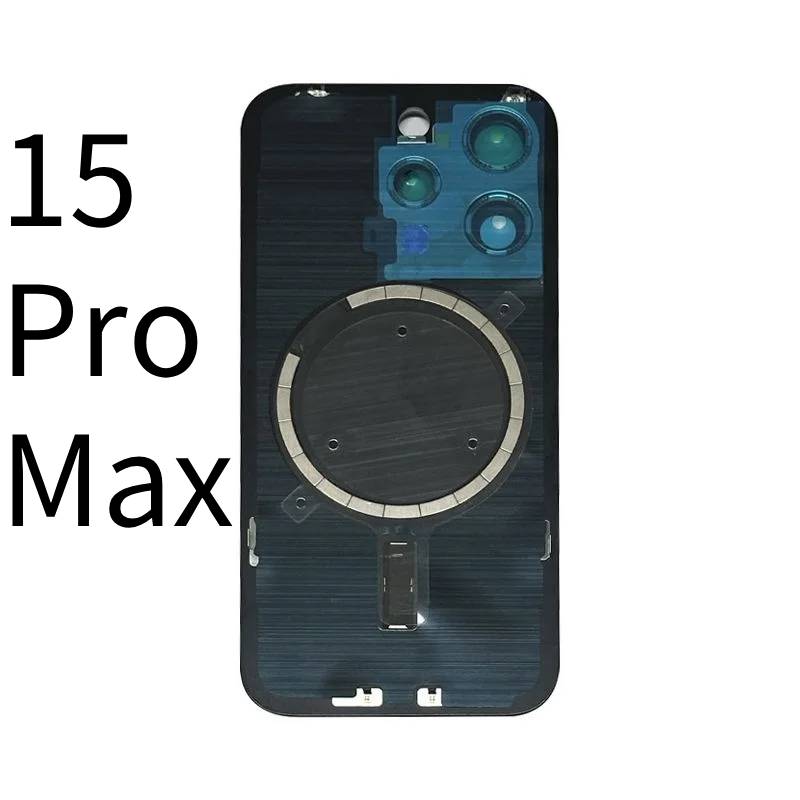 iPhone 15 Pro Max Back Glass With Steel Plate And Magnet