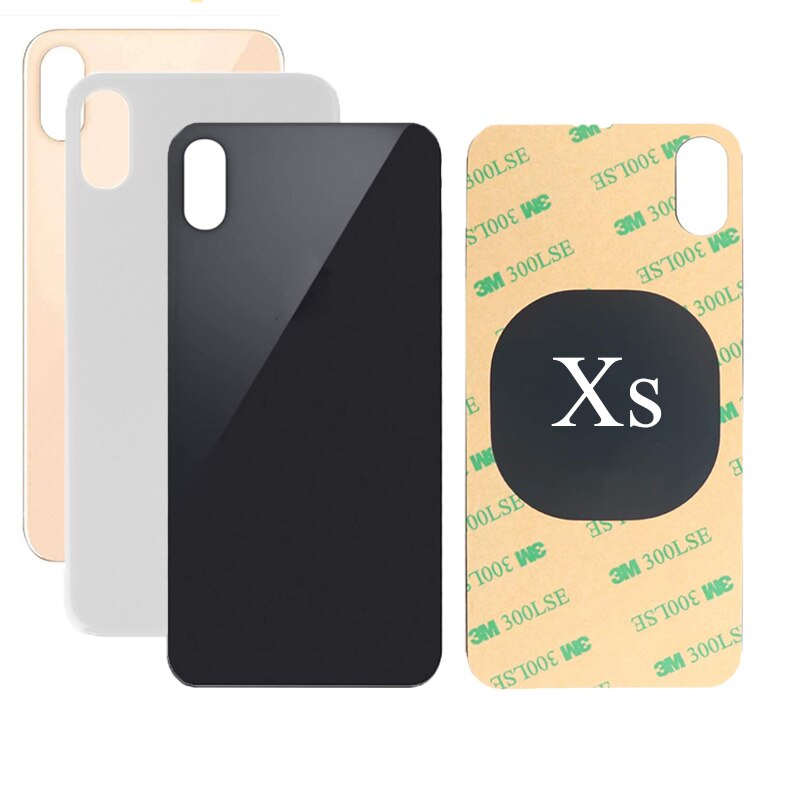 Large Camera Hole Back Glass For iPhone XS