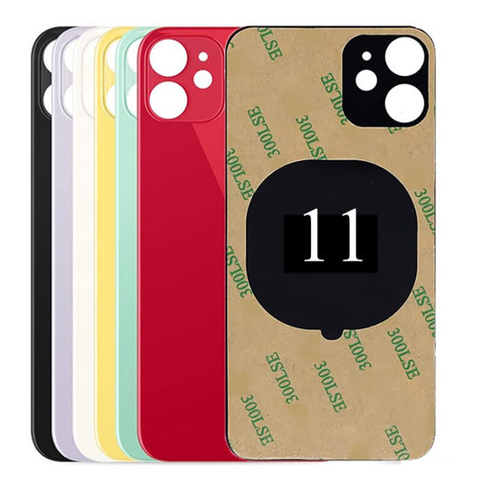 Large Camera Hole Back Glass For iPhone 11