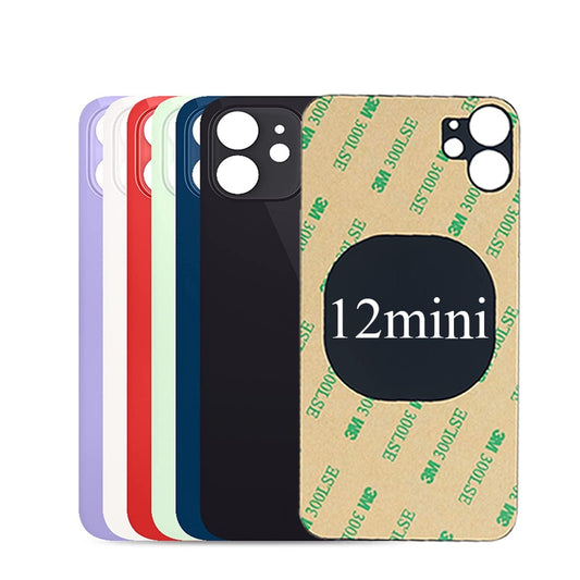 Large Camera Hole Back Glass For iPhone 12 Mini