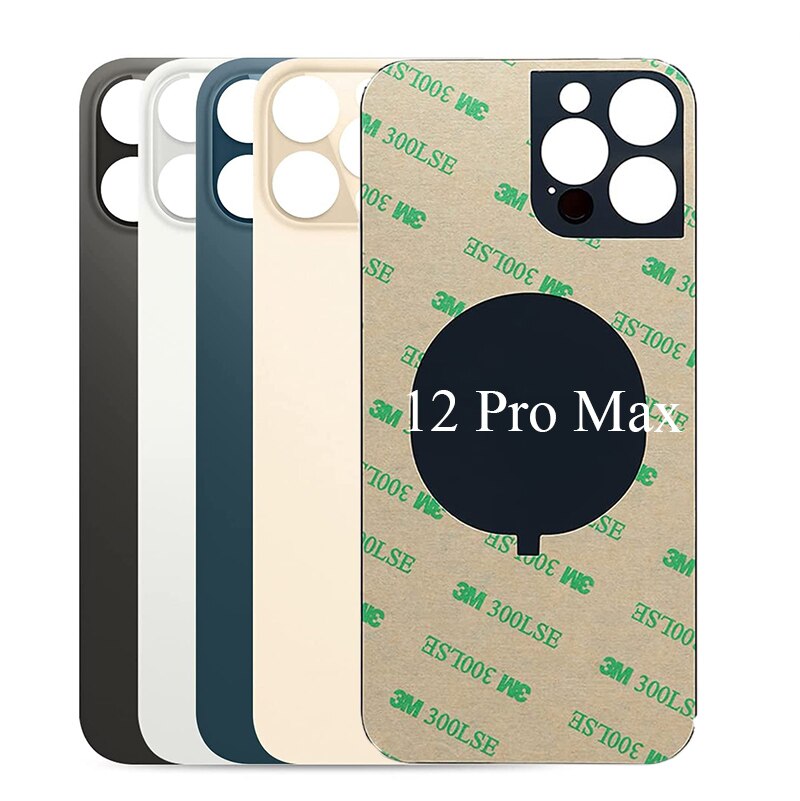 Large Camera Hole Back Glass For iPhone 12 Pro Max