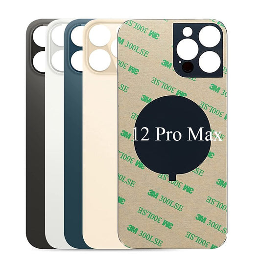 Large Camera Hole Back Glass For iPhone 12 Pro Max