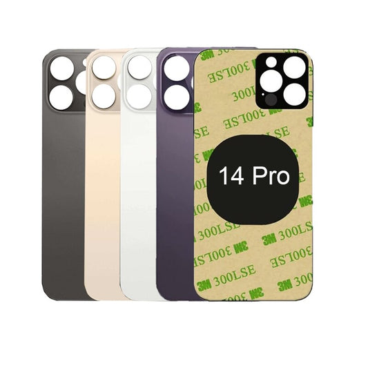 Large Camera Hole Back Glass For iPhone 14 Pro