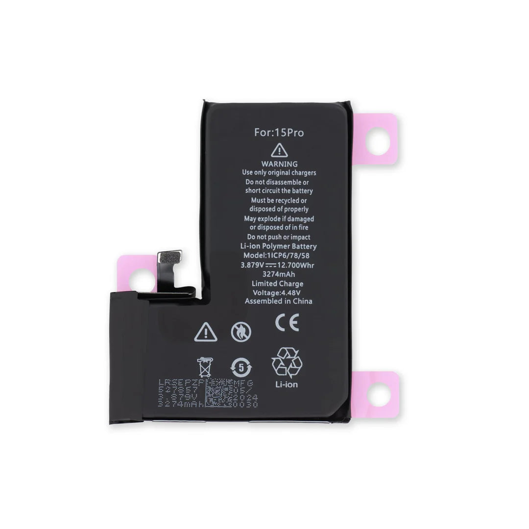 iPhone 15 Pro Replacement Battery Diagnostic W/IC 3274mAh