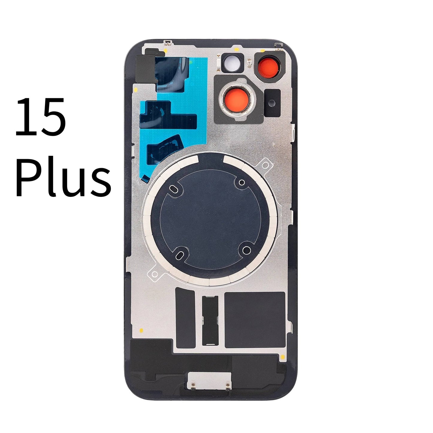iPhone 15 Plus Back Glass With Steel Plate And Magnet