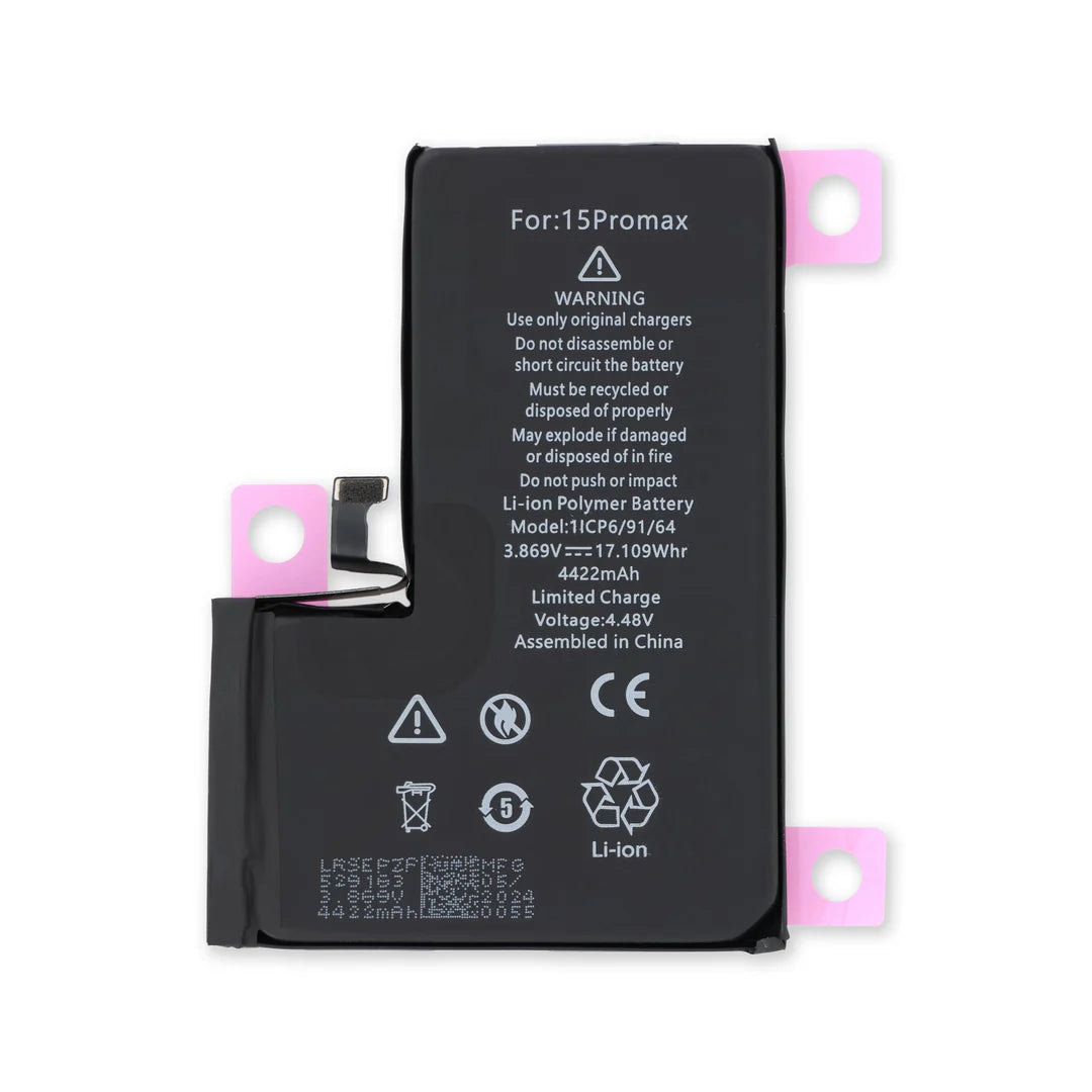 iPhone 15 Pro Max Replacement Battery Diagnostic W/IC 4422mAh