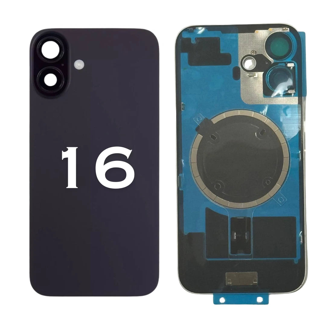 iPhone 16 Back Glass With Steel Plate And Magnet