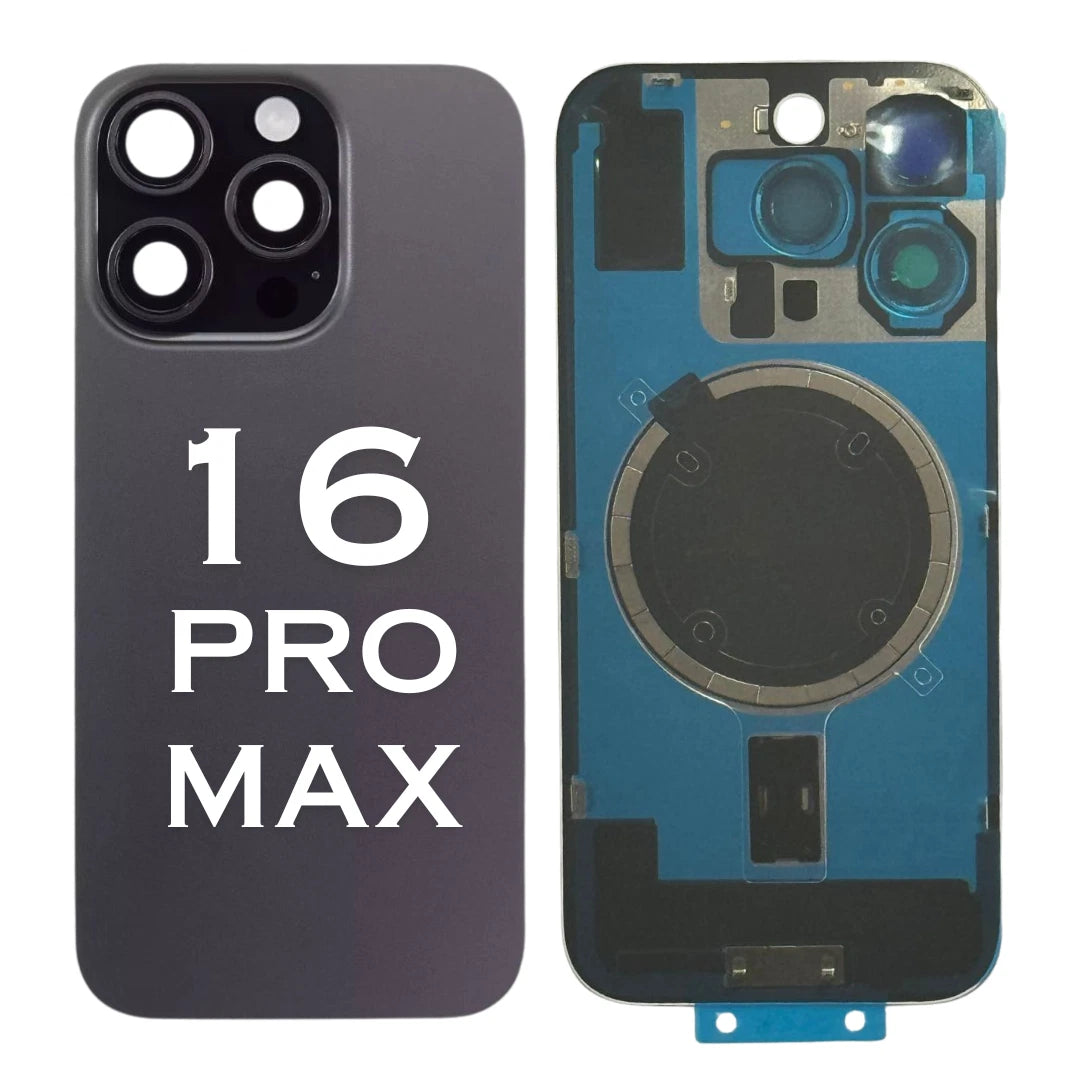 iPhone 16 Pro Max Back Glass With Steel Plate And Magnet