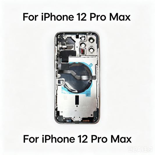 For iPhone 12 Pro Max Back Housing With Components Pre-Installed
