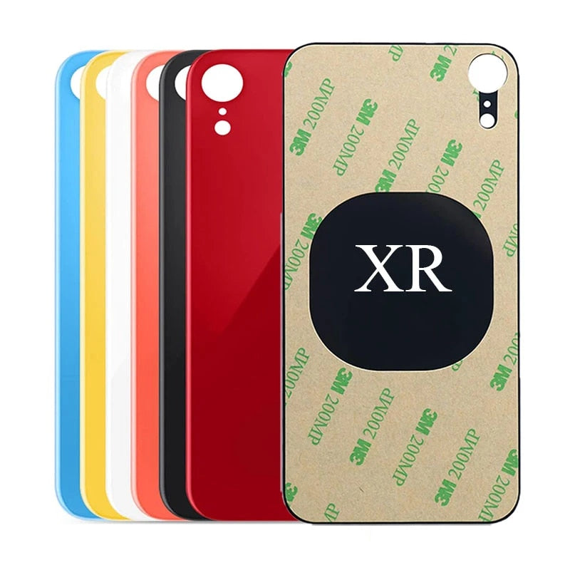 Large Camera Hole Back Glass For iPhone XR