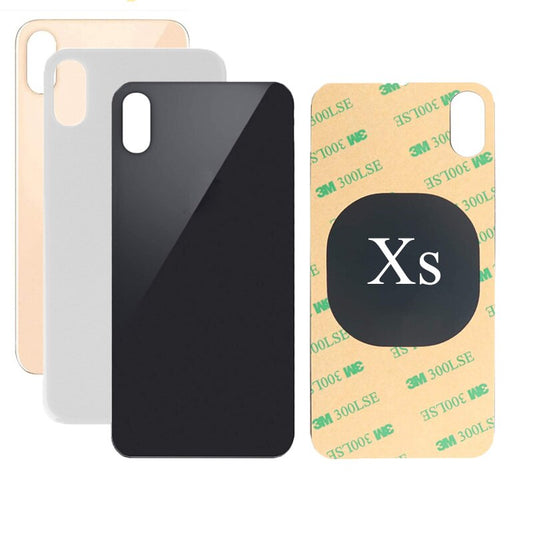 Large Camera Hole Back Glass For iPhone XS
